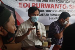 Ketua DPRD Edi Serap Aspirasi Awak Media