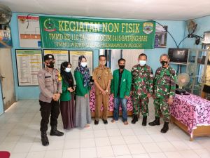 Mahasiswa STAI Ma'arif Dkung sosialisasi Program TMMD 