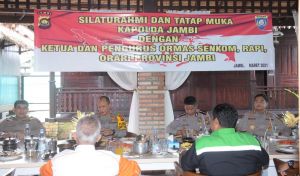 Silahturahmi ke Ormas, Kapolda Jambi: Jaga Kamtibmas