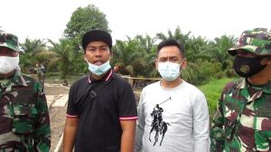 Dinas PUPR Muara Jambi Tinjau Pembukaan Jalan TMMD di Sungai Terap
