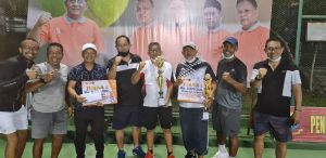 Final Kejuaraan Tenis Piala Rektor UNJA Selesai, Pemprov Jambi Raih Juara II