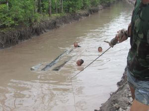 Kapten Inf Rilman Targetkan Jembatan Titik Ketiga Selesai Dalam 3 Hari Ini