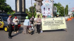 Operasi Yustisi Disiplinkan Warga Patuhi Protokol Kesehatan