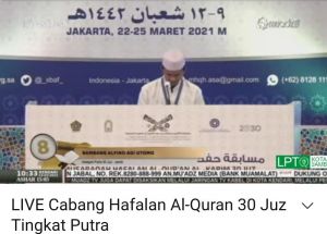 Perwakilan Jambi Alfino Tembus Final MHQH Nasional 30 Juz