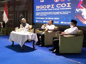Ngopi Coi Perdana Digelar di Lamongan, BNPT: Cegah Radikalisme Harus Libatkan Banyak Pihak
