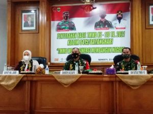 Danrem 042/Gapu Pimpin Upacara Penutupan TMMD Kodim 0415/Bth