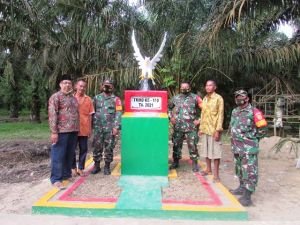 Tugu TMMD di Sungai Terap Jadi Spot Swafoto