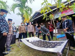 Bupati Launching Batik Khas Tanjabbar