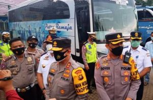 Kapolda Jambi Cek Kesiapan Test Antigen di Terminal Bus Alam Barajo