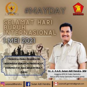 Peringatan Hari Buruh, SAH Minta Dilakukan Dengan Gembira Dan Jangan Ada Kerumunan