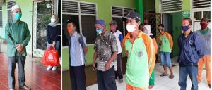 H Mashuri: Serahkan Bingkisan ke Pasukan Orange