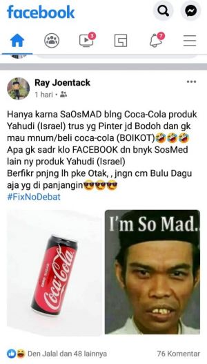Akun FB 'Ray Joentack' Diduga Lecehkan Ulama Islam, MUI Merangin Berang