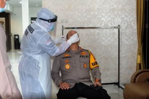 Pasca Pengamanan Idul Fitri, Kapolda dan Sejumlah Pejabat Utama Polda Jambi Diswab 