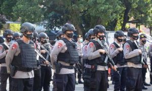 Jelang PSU Pilgub Jambi, Ratusan Personel Polda Jambi Disiagakan
