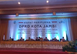 DPRD Gelar Paripurna Istimewa Dalam Rangkaian HUT Kota Jambi 