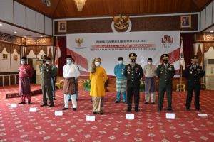 Pj.Gubernur Jambi Ikuti Upacara Peringatan Harla Pancasila, Ini Pesan Presiden RI 