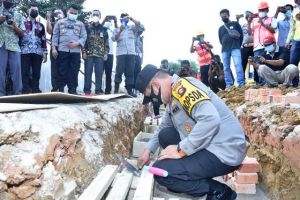 Kapolda Jambi Hadiri Peletakan Batu Pertama Polres Batanghari