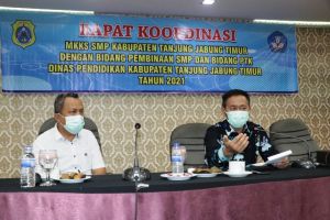 MKKS dan Disdik Tanjab Timur Bahas Learning Loss