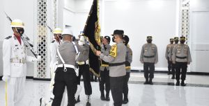 Jelang Hari Bhayangkara, Kapolda Jambi Pimpin Upacara Pencucian Pataka 