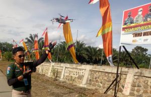 Sajikan Informasi TMMD Terbaru, Peltu April Hadi Sajikan Visual Standar 