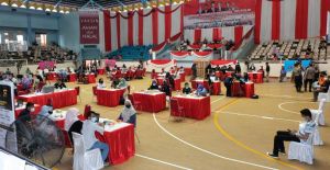 Antusias Ikuti Vaksinasi Polda Jambi, Warga: Agar Sehat Terhindar dari Covid-19