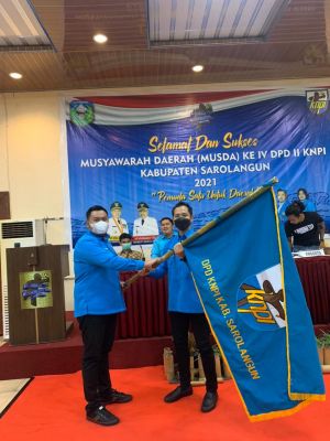 Gerry Trisatwika Terpilih Aklamasi Nahkodai KNPI Sarolangun