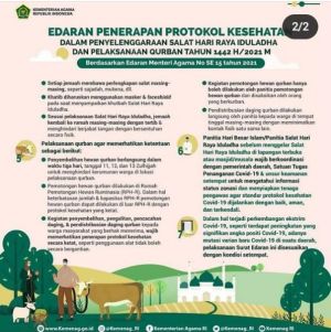 Kemenag Anjurkan Potong Hewan Qurban Dalam Waktu 3 Hari 