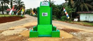 Tugu Prasasti Jadi Bukti Sejarah Bergulirnya TMMD Ke 111 Kodim 0420/Sarko Di Bukit Beringin