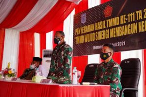 Letkol Tomi: Cegah Penyebaran Covid 19, Penutupan TMMD Secara Terbatas
