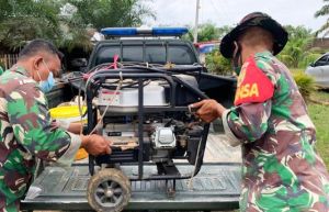 Koramil Muara Limun Datangi Bukit Beringin