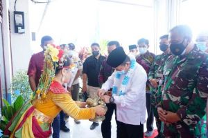 Di Tanjabtim, Al  Haris Sebut  Berupaya Dirikan Kembali Rumah Warga yang Terbakar