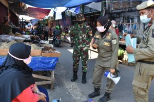 Prajurit Korem 042 Gapu Dukung Penanganan PPKM Di Kota Jambi