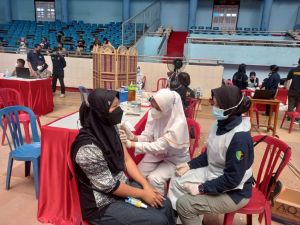 Vaksinasi Massal di GOR Terus Berlangsung hingga Minggu Besok, Polda Jambi : Silahkan Datang