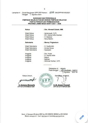 BREAKING NEWS: Walikota Sungaipenuh Ahmadi Zubir Resmi Jadi Kader PPP