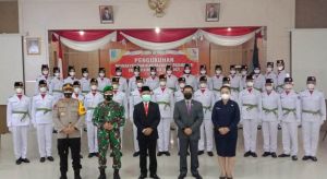 Dandim 0420/Sarko Hadiri Pengukuhan Paskibraka