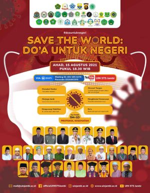 UIN Jambi Gelar Doa Bersama Untuk Keselamatan Bangsa Dari Wabah Covid-19