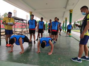 Korem 042 Gapu Gelar Garjas Satgaster Tetap Patuhi Prokes