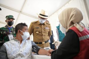 Ridwan Kamil Tinjau Gerakan Vaksinasi COVID-19 Wantannas RI