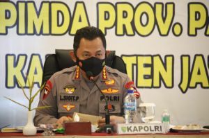 Pimpin Rapat Forkopimda Jayapura, Kapolri Tekanan Kesiapan PON serta Penanganan Covid-19