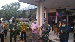 Danrem 042/Gapu Tinjau Serbuan Vaksinasi di Tanjab Timur