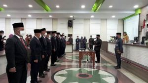 Maulana Lantik 10 Pejabat Fungsional Analis Dinas Pemadam Kebakaran Kota Jambi