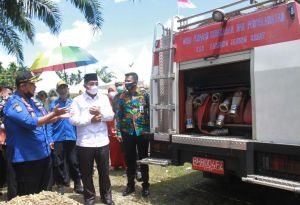 Peduli Keselematan Warga, Bupati Resmikan Pos Damkar di Betara