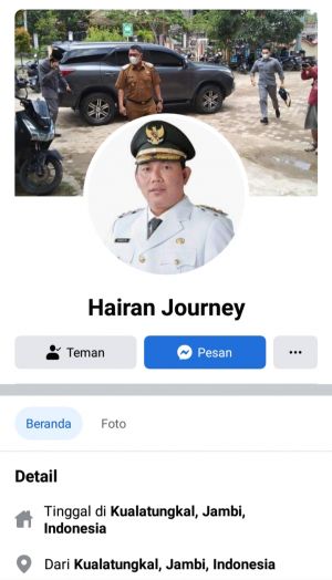 Hoaks!! Akun FB Bodong 