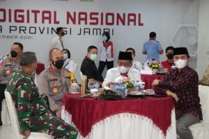 Kapolda Jambi Hadiri Peluncuran Asap Digital Penanggulangan Karhutla