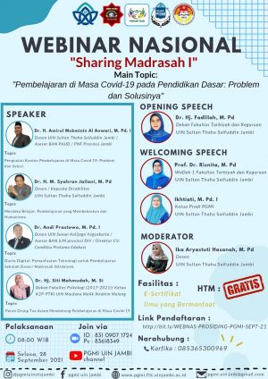 Jadi Narasumber di Webinar Pembelajaran di Masa Covid-19, DR Syahran: Merdeka Belajar Jadi Solusi