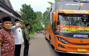 Fasha Lepas Kontingen Kota Jambi Untuk Mengikuti MTQ Di Kuala Tungkal