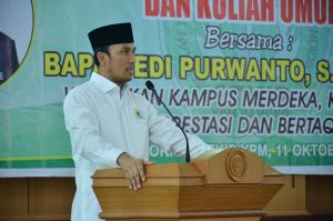 Beri Kuliah Umum di STKIP Merangin, Ketua DPRD Provinsi Jambi Edi Minta Mahasiswa Bermental Driver