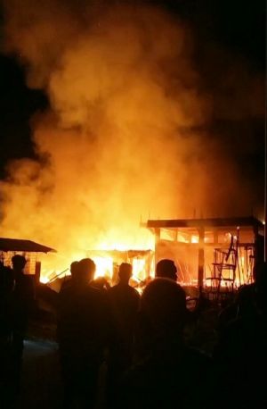Dua Hari Dua Kejadian Kebakaran di Tanjab Barat, Hanguskan Rumah Warga