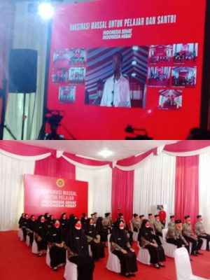 Jokowi Tinjau Vaksinasi Massal Pelajar Di Tarakan, Jambi Dengar Arahan Lewat Virtual