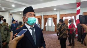 Lantik 11 Pejabat Eselon II, Bupati Merangin Mashuri; Ini Penyegaran, Bukan Cita-cita Maju Bupati